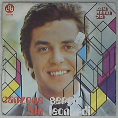 45 giri - 7'' - Sergio Leonardi - Canzone Blu N 9766