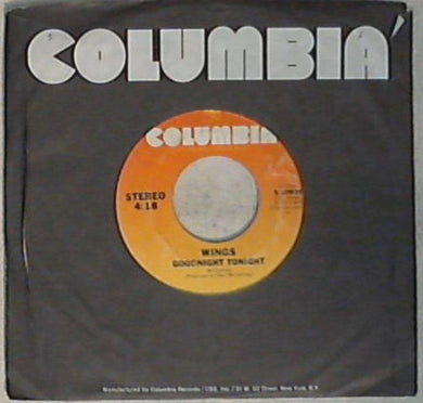 45 giri - 7'' - Wings - Goodnight Tonight 3-10939