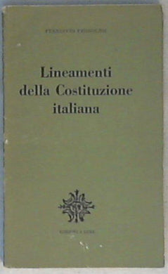Lineamenti della Costituzione Italiana / Ferruccio Pergolesi