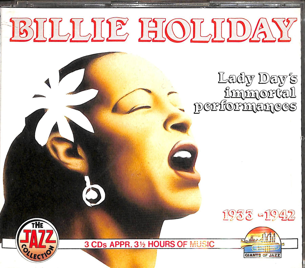 2 x Cd - Billie Holiday - Lady Day's Immortal Performances 1933-1942