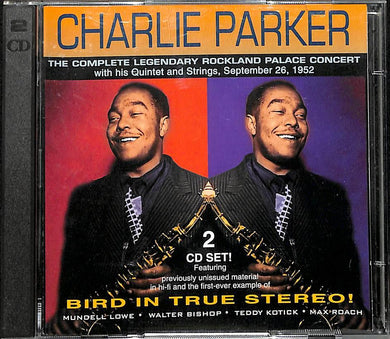 2 x Cd - Charlie Parker - The Complete Legendary Rockland Palace Concert 1952
