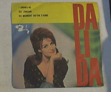 45 giri - 7'' - Dalida - Gli Zingari / Du Moment Qu'On S'Aime Different Cover
