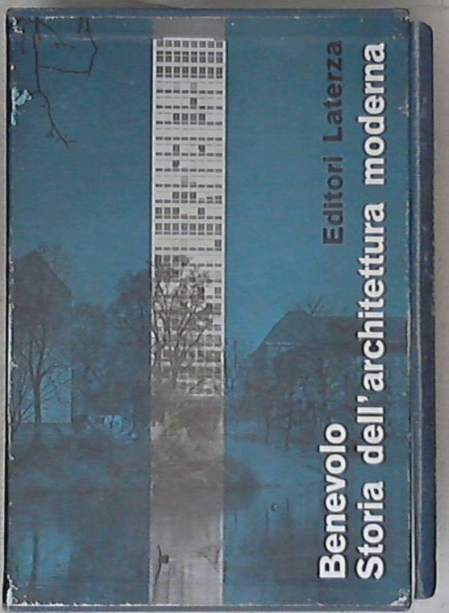 Storia dell'architettura moderna / Leonardo Benevolo - 2 volumi 1960 con cofanetto
