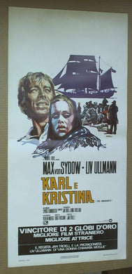 Locandina Karl E Kristina Max Von Sydow, Liv Ullmann A