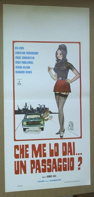 Locandina Che Me Lo Dai Un Passaggio?