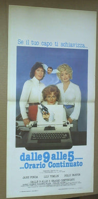 Locandina dalle 9  alle 5 orario continuato