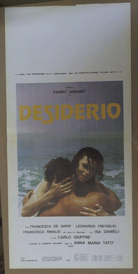 Locandina Desiderio Fanny Ardant Francesca De Sapio