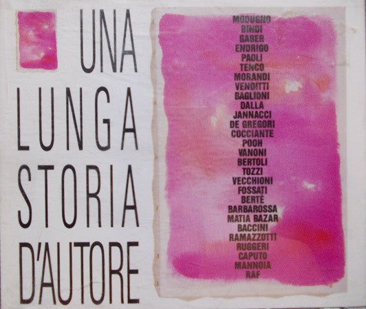 2 x CD - Various  Una Lunga Storia D'Autore