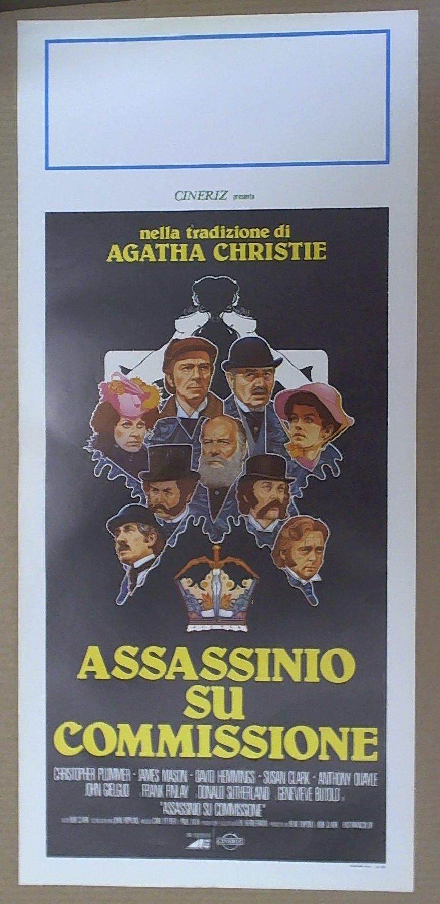 Locandina  Assassinio Su Commissione Agatha Christie