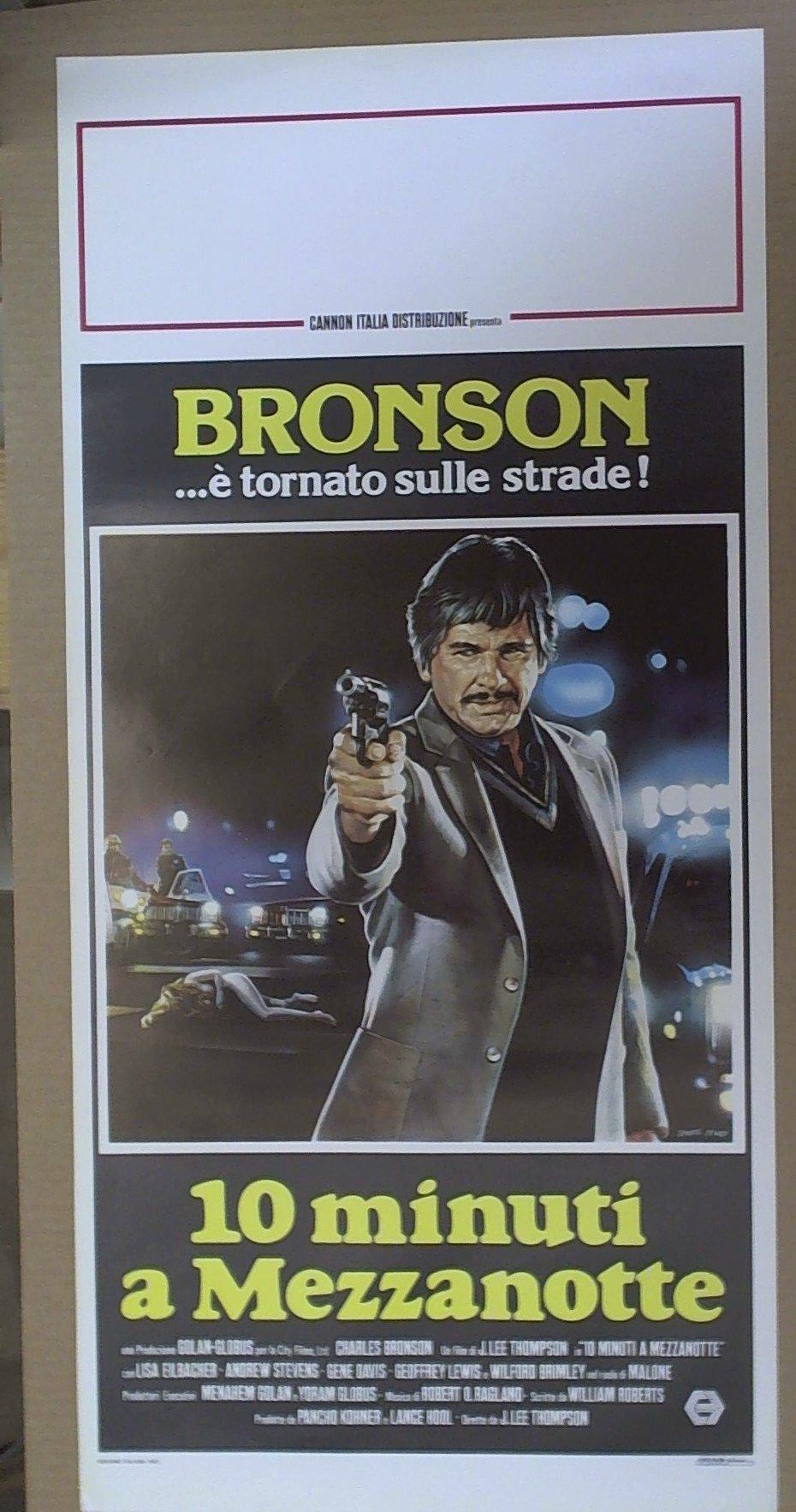 Locandina 10 Minuti A Mezzanotte Charles Bronson 1983