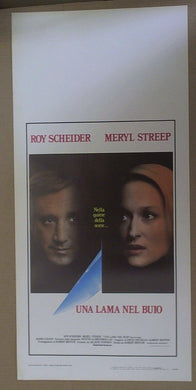 Locandina Una lama nel Buio , Roy Scheider , Meryl Streep