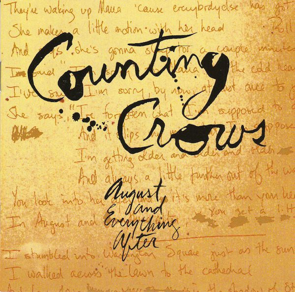 CD - Counting Crows  August And Everything After