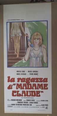 Locandina La Ragazza Di Madame Claude Mireille Darc 1976