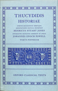Thucydides Historiae Vol. II: Books V-VIII  /  H. Stuart-Jones