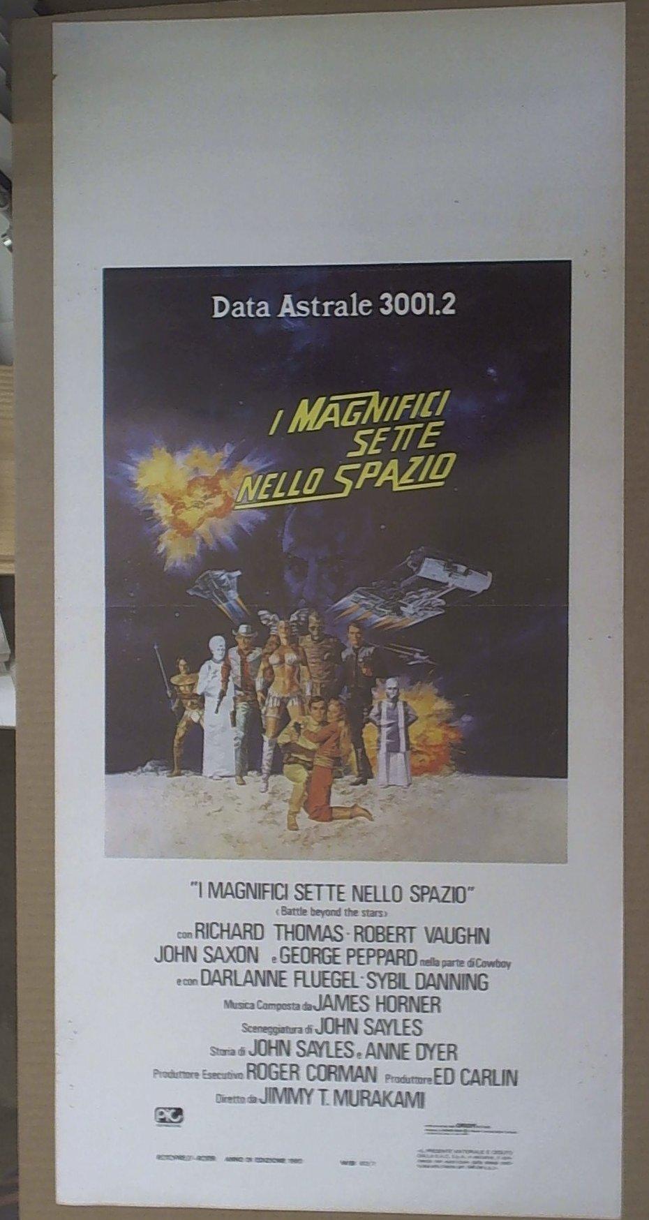 Locandina I Magnifici Sette Nello Spazio 1980