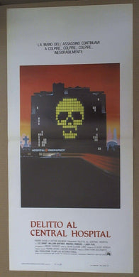 Locandina Delitto Al Central Hospital Lee Grant William Shatner Ironside Purl J