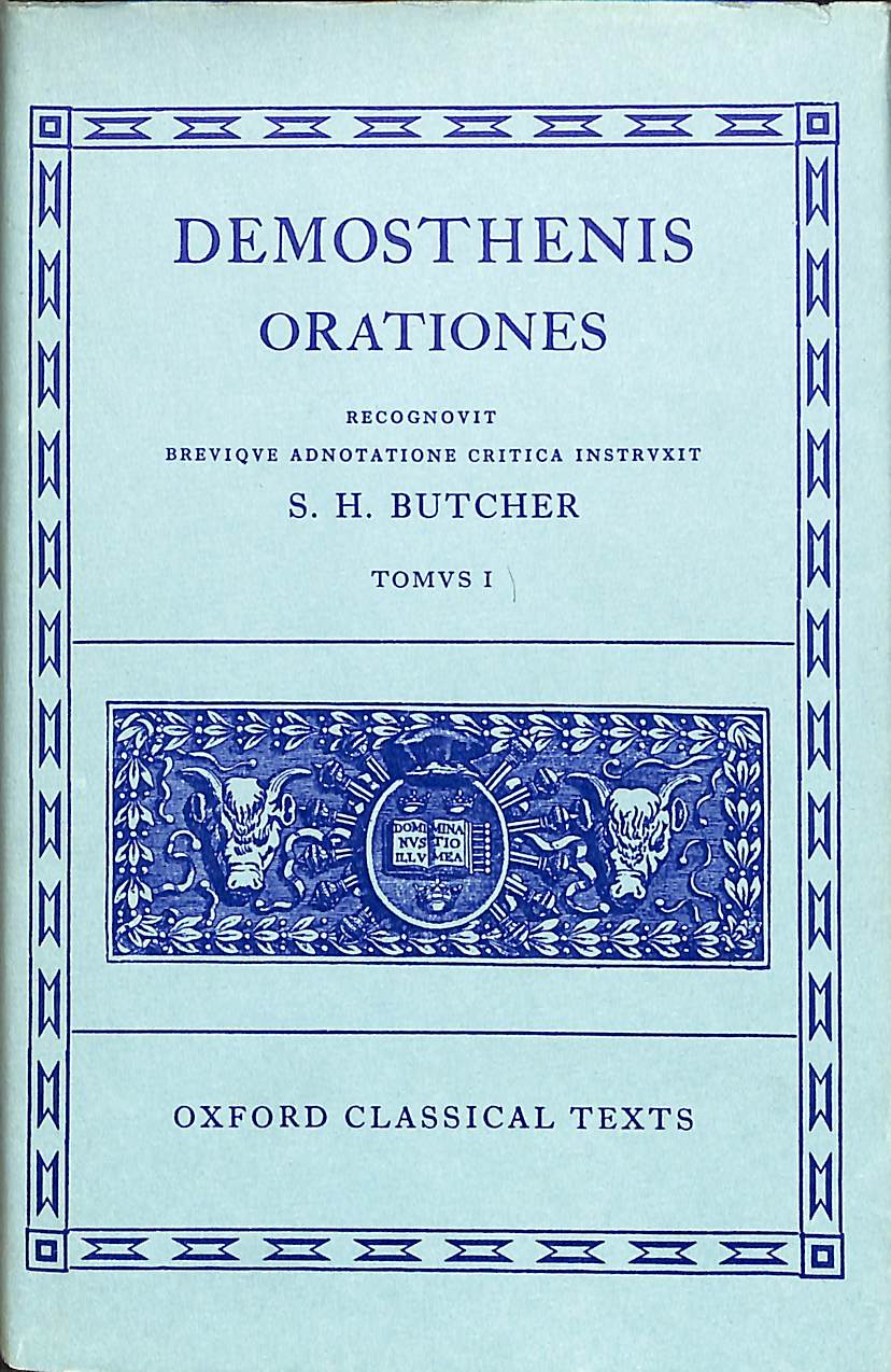 Demosthenis: Orationes: v.1  / Butcher, S. H.