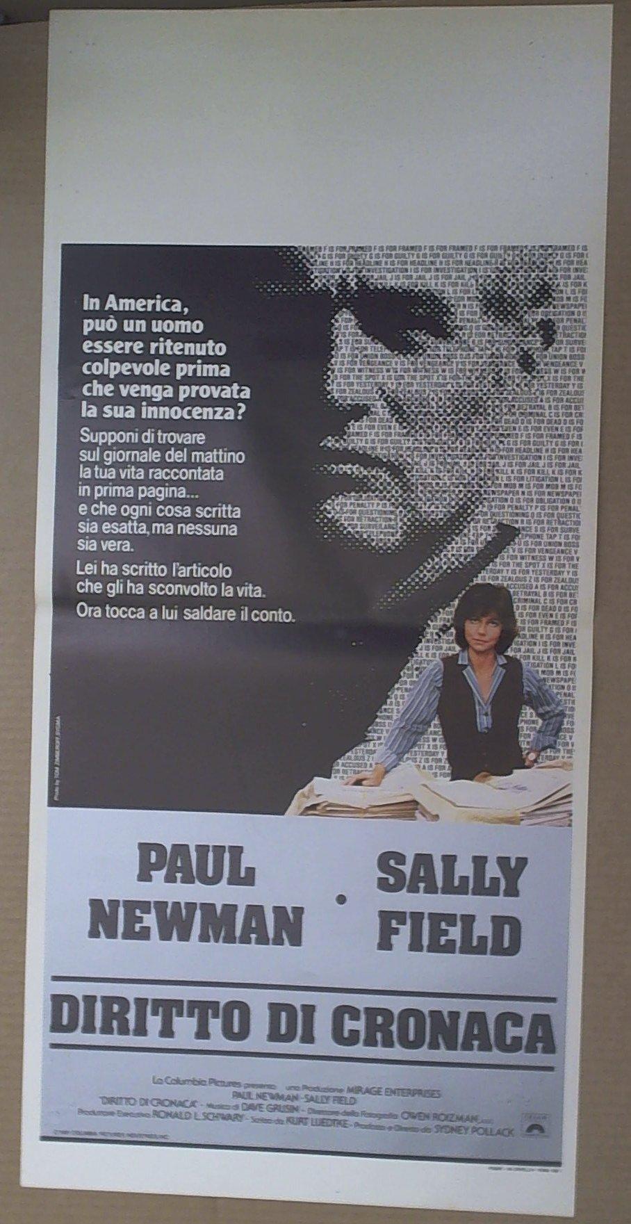 Locandina Diritto Di Cronaca Paul Newman