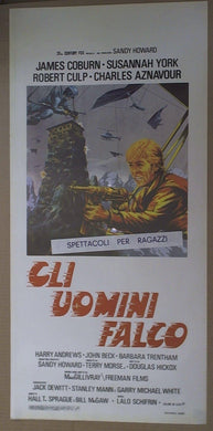 Locandina Gli uomini Falco , James Coburn , Susannah York