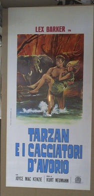 Locandina Tarzan E I Cacciatori Di Avorio-Lex Barker