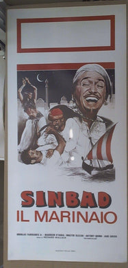 Locandina ,Sinbad Il Marinaio Douglas Fairbanks Maureen O'Hara