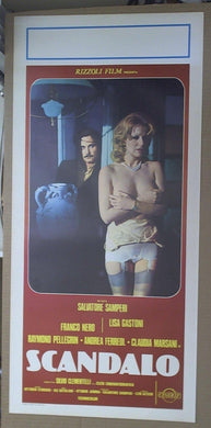 Locandina  Scandalo  Franco Nero, Lisa Gastoni 1976