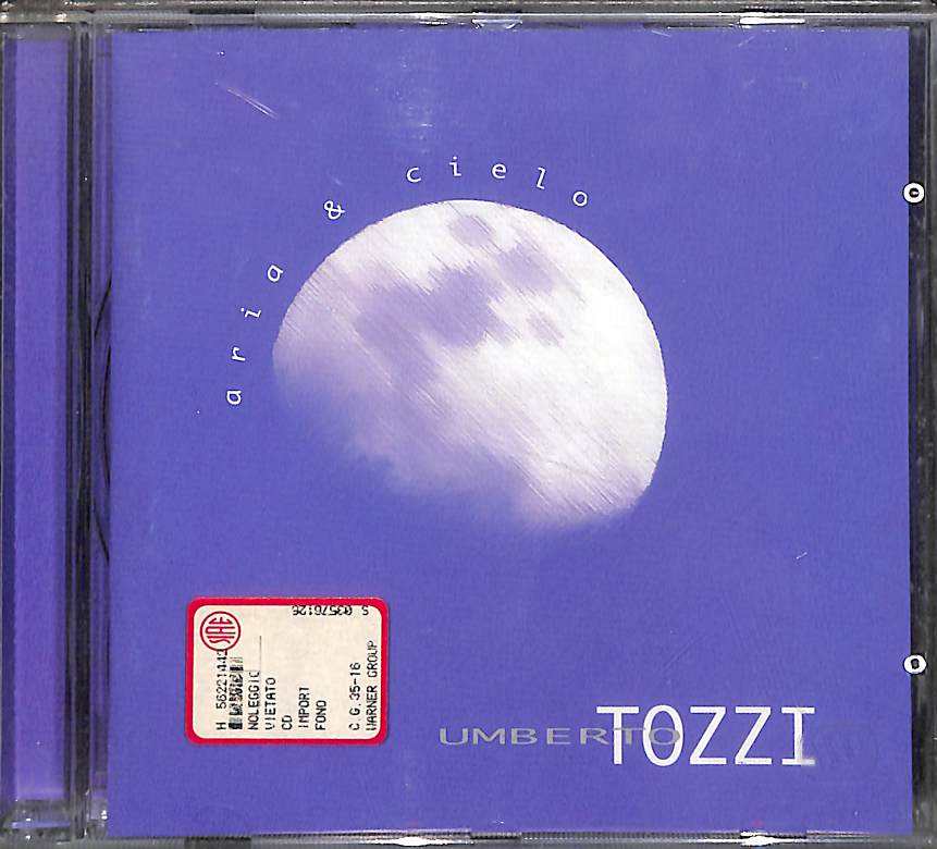 CD - Umberto Tozzi  Aria & Cielo