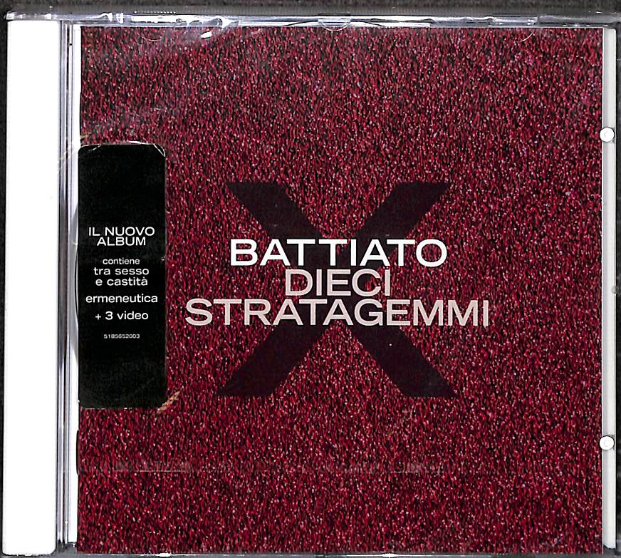 CD - Battiato  Dieci Stratagemmi X