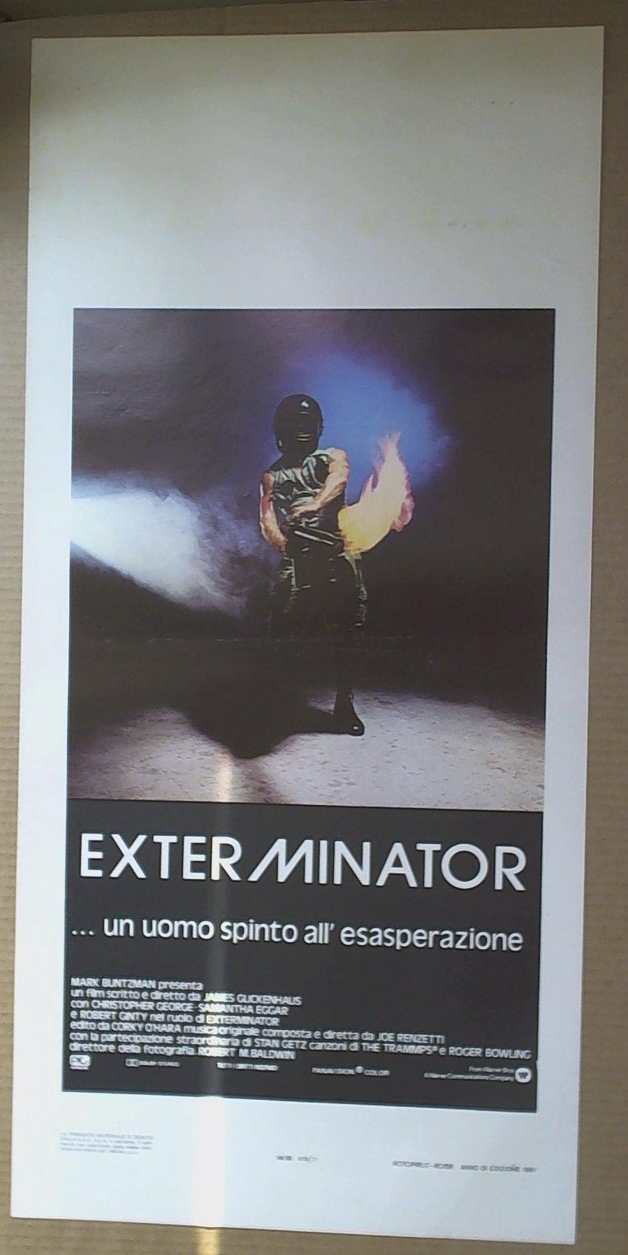 Locandina Exterminator Christopher George, Samantha Eggar