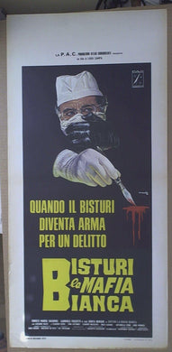 Locandina Bisturi La Mafia Bianca Senta Berger Gabriele Ferzetti Salerno Salce 1973