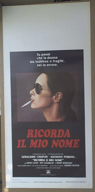 Locandina Ricorda Il Mio Nome Geraldine Chaplin Anthony Perkins Alan Rudolph