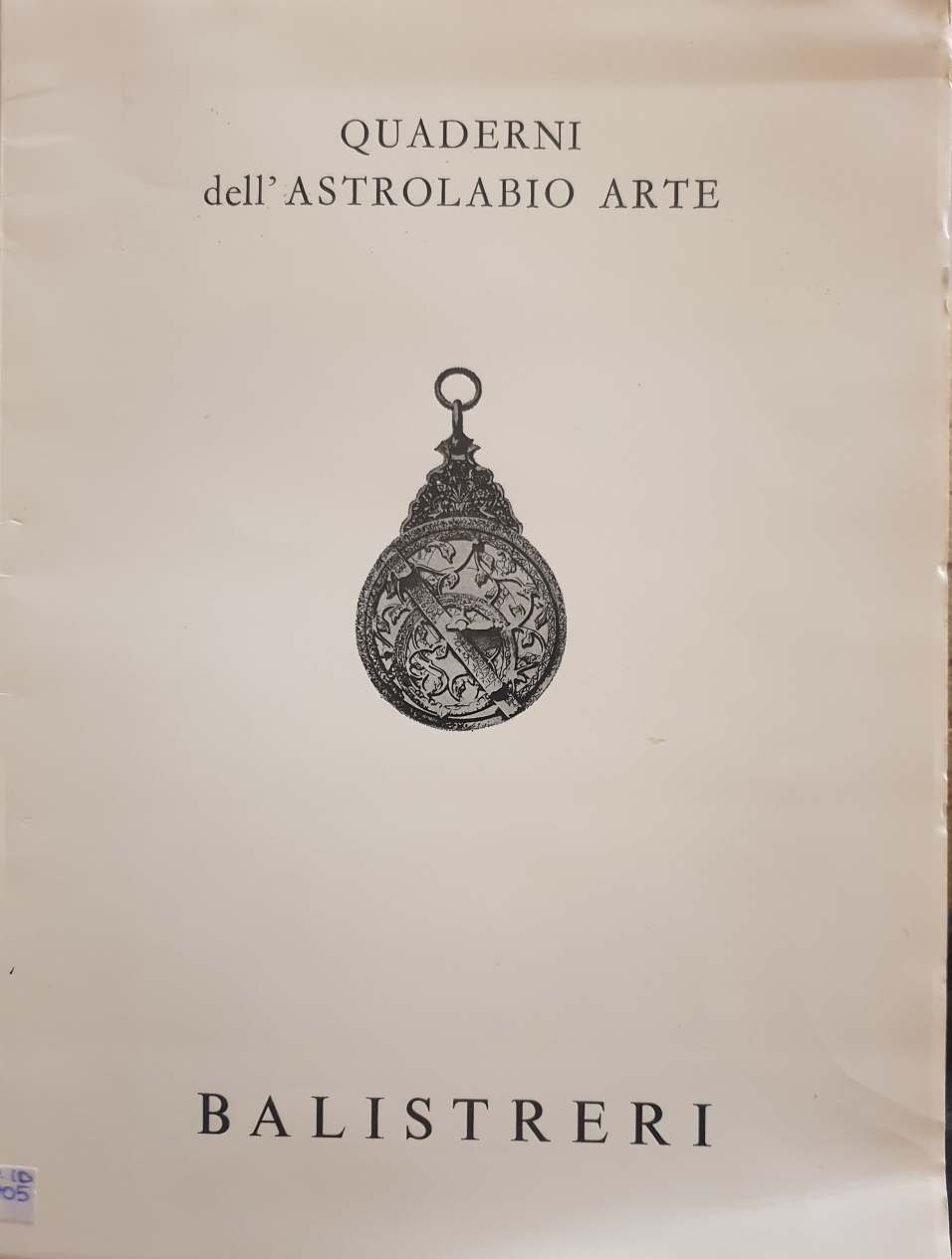 Quaderni dell' Astrolabio Arte - Balistreri / S. Giannattasio