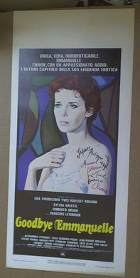 Locandina Goodbye Emmanuelle Sylvia Kristel  1978 Umberto Orsini