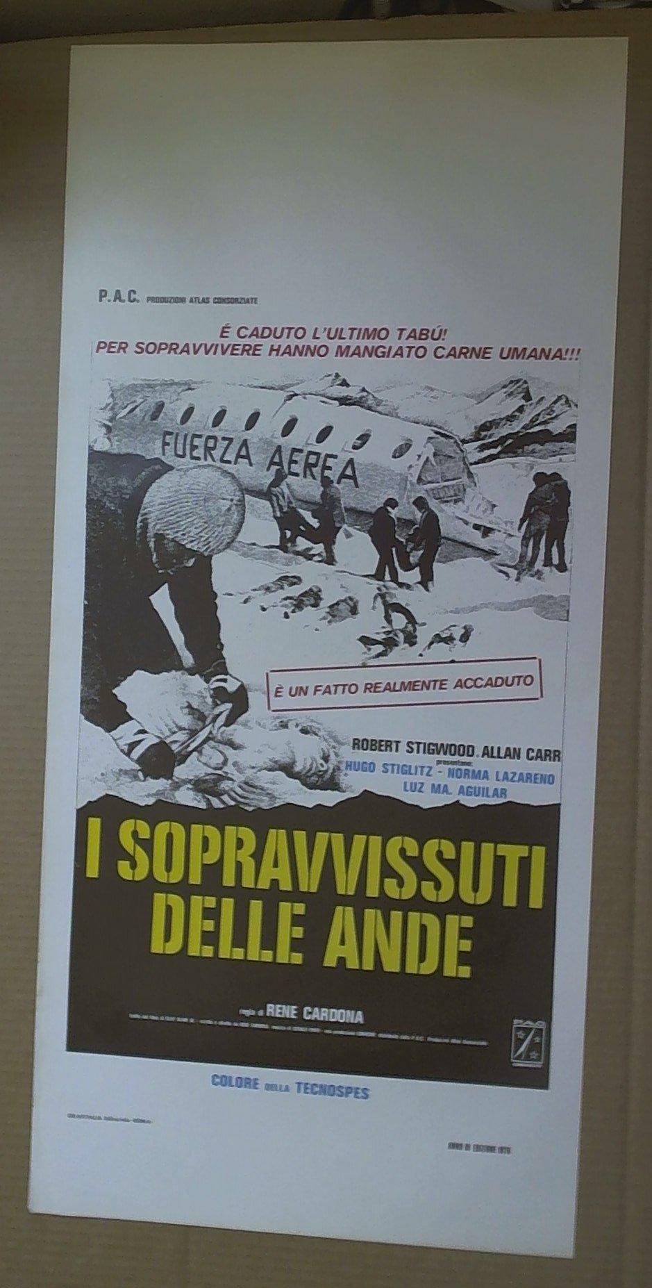 Locandina I Sopravvissuti Delle Ande 1976