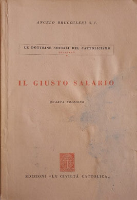Il giusto salario / Angelo Brucculeri