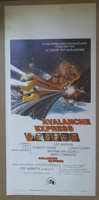 Locandina Avalanche Express Robert Shaw, Lee Marvin, Linda Evans 1979