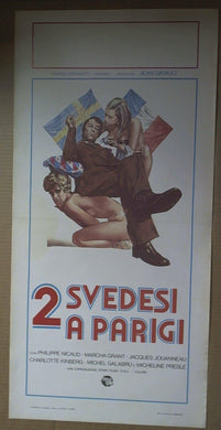 Locandina 2 Svedesi A Parigi Nicaud Kinberg Galabru Presle