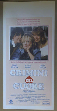 Locandina Crimini Del Cuore Jessica Lange Spaceck