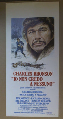 Locandina  Io non credo a Nessuno , Charles Bronson , Richard Crenna