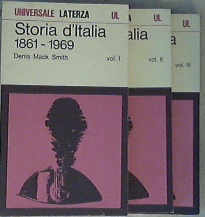 Storia d'Italia dal 1861 al 1969 / Denis Mack Smith - 3 vol.