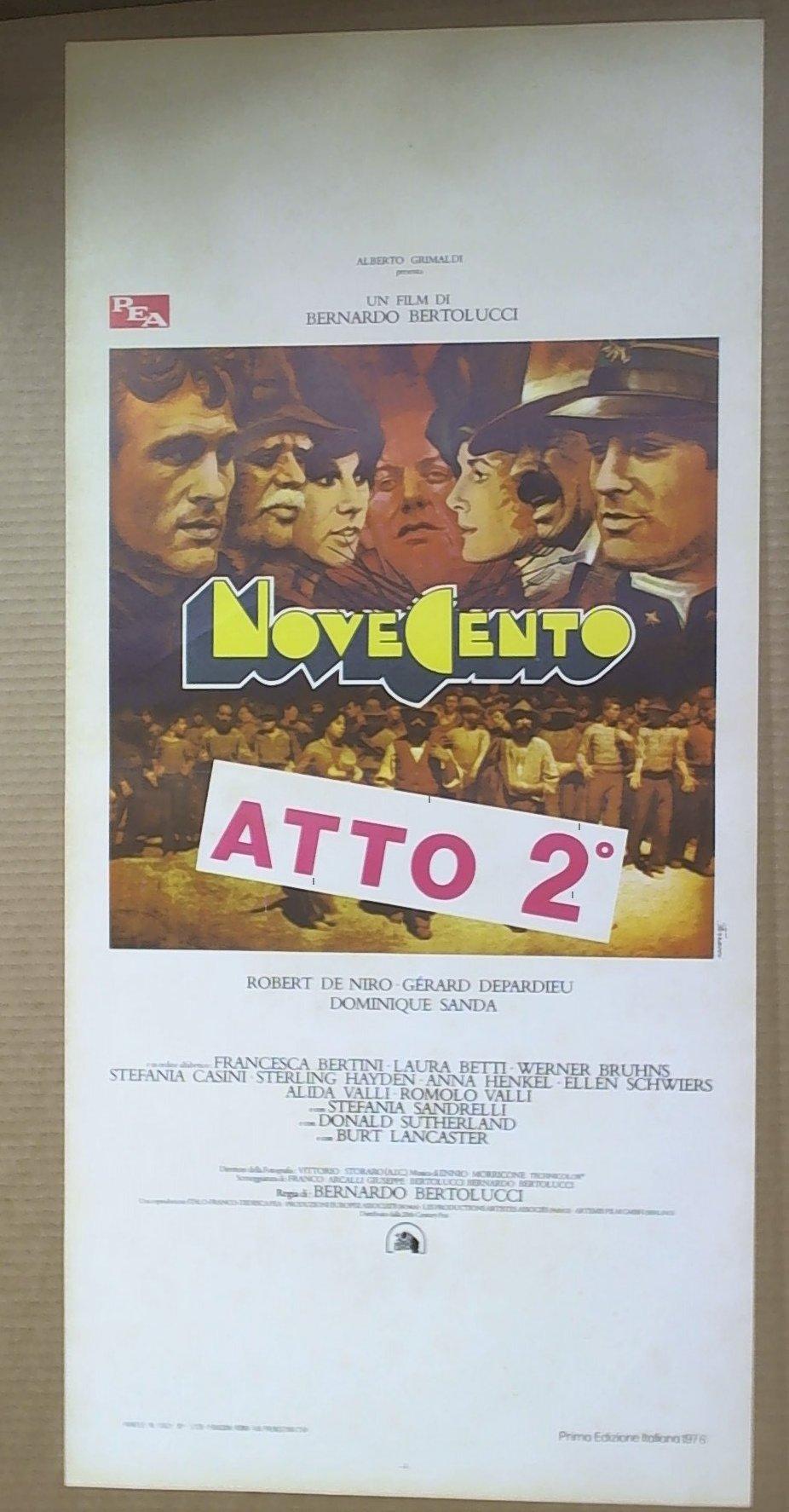 Locandina Novecento Atto 2 Bertolucci Lancaster