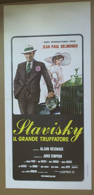 Locandina Stavisky Il Grande Truffatore Jean-Paul Belmondo 1974