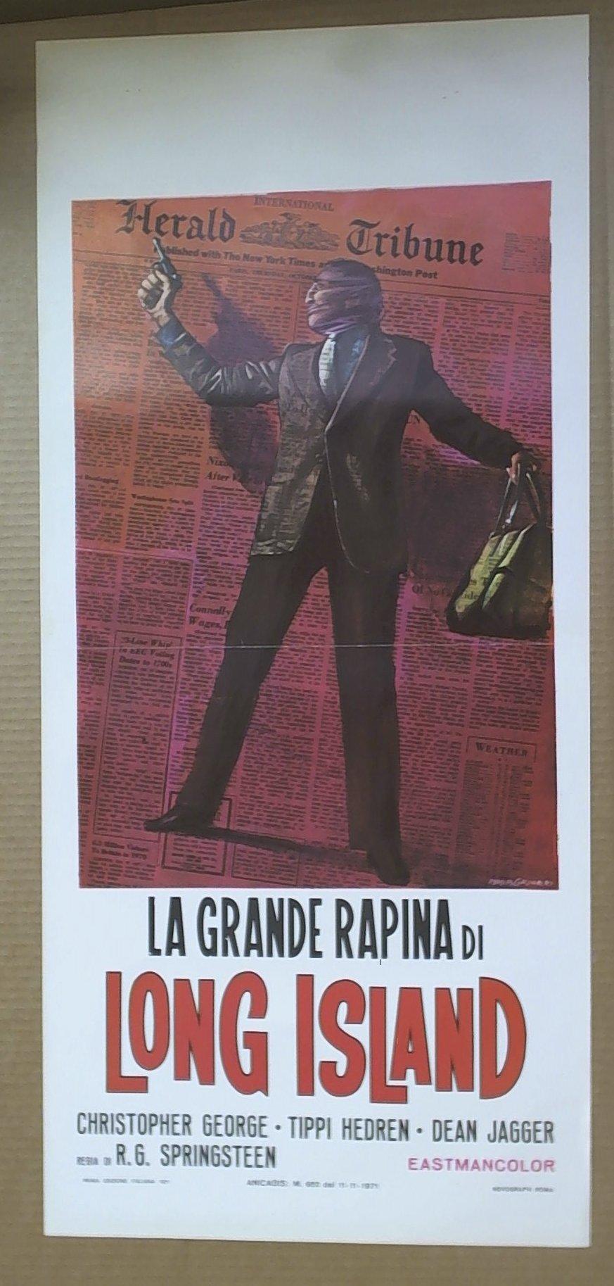 Locandina La Grande Rapina Di Long Island