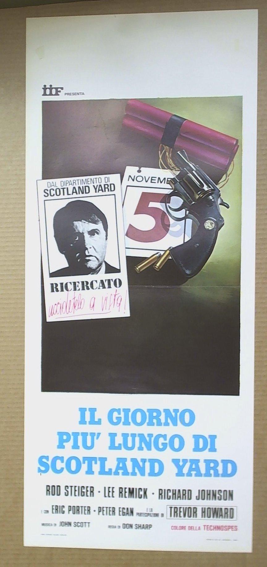 Locandina Il Giorno Piu' Lungo Di Scotland Yard Rod Steiger, Trevor Howard 1975