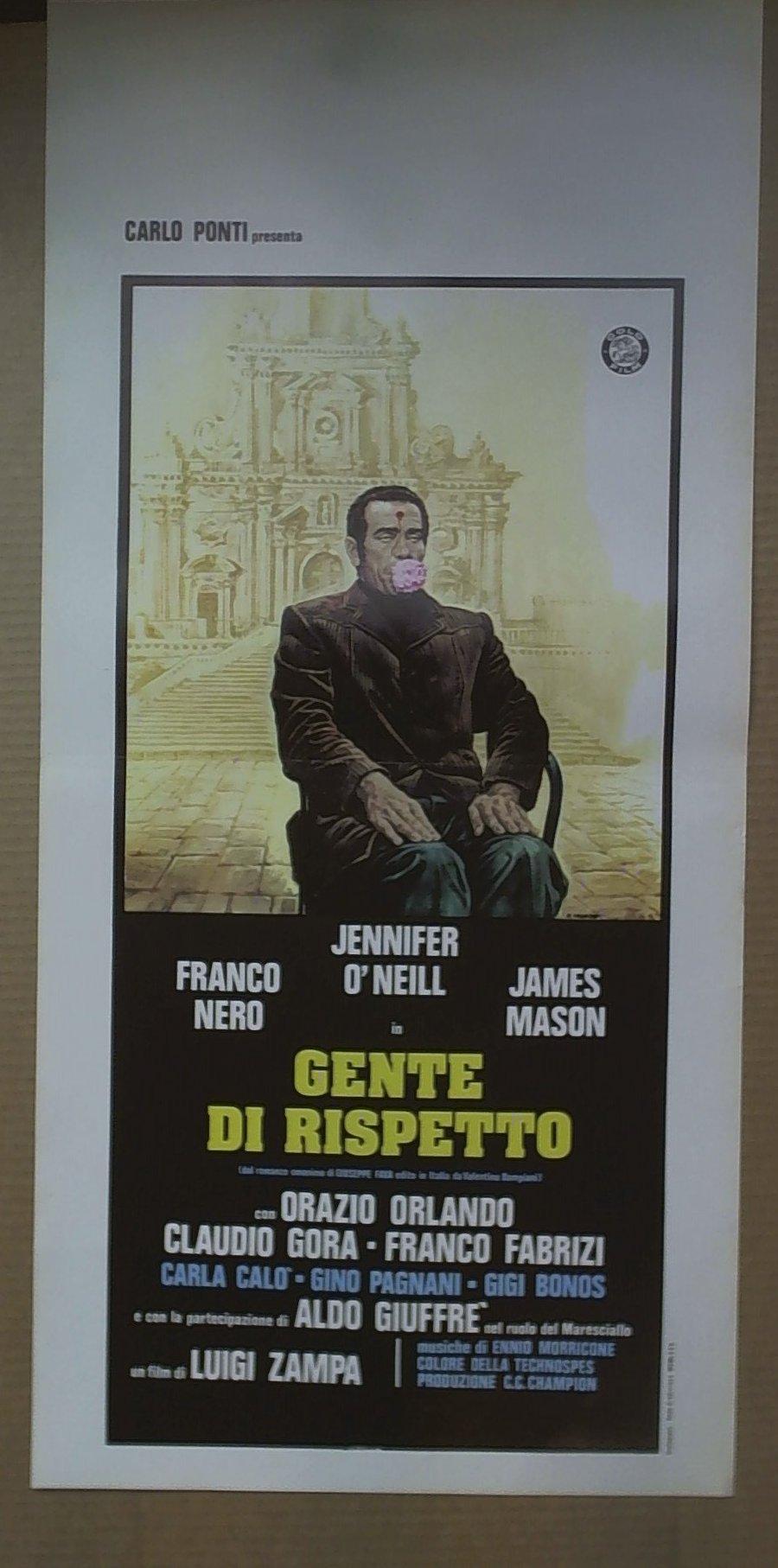 Gente Di Rispetto Franco Nero Jennifer O'Neil James Mason Zampa 1975