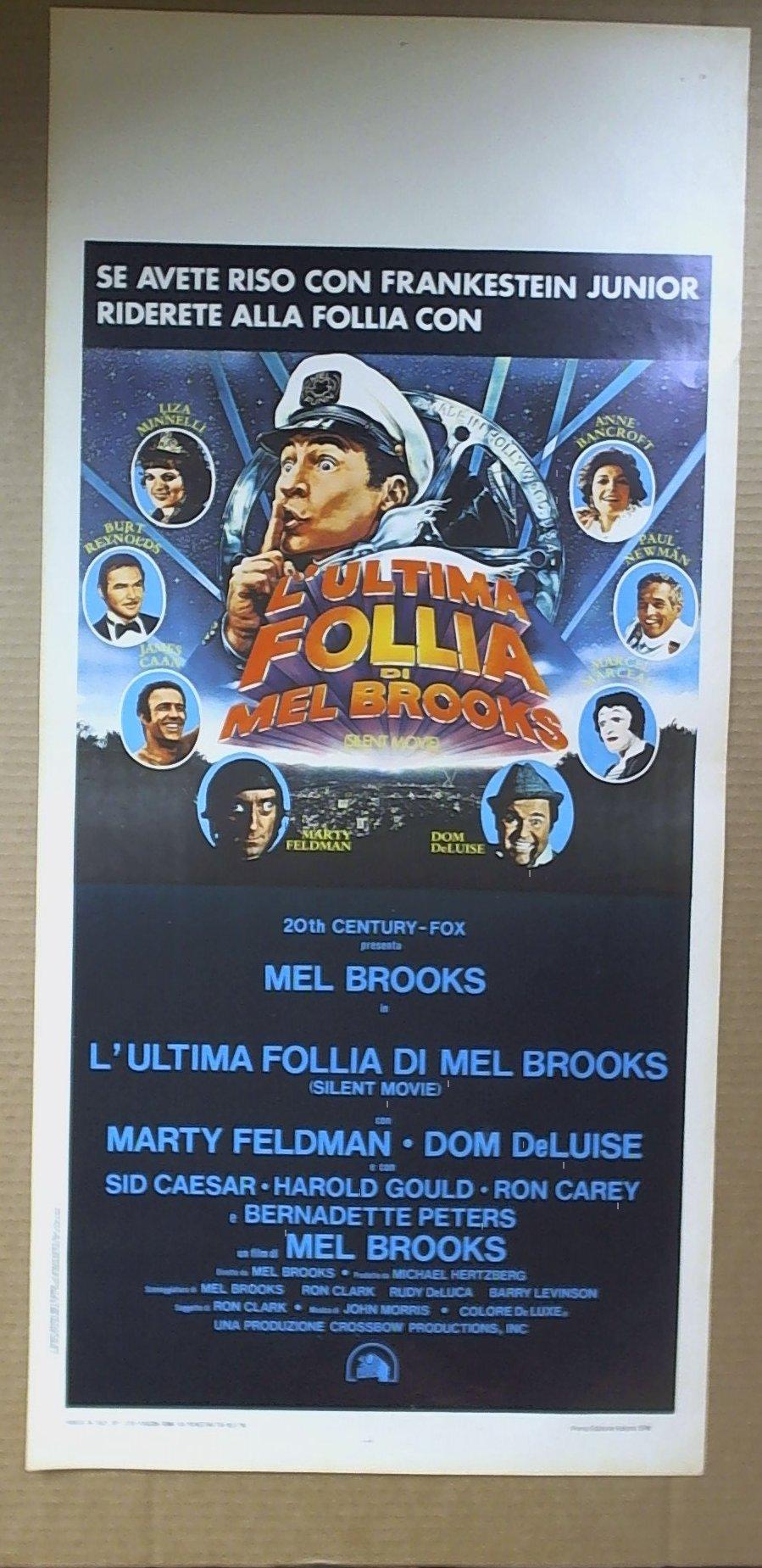 Locandina L'ultima follia di Mel Brooks , M Brooks , M Feldman