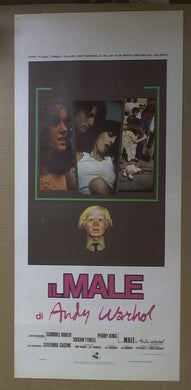 Locandina Il Male Carrol Baker Stefania Casini Regia Di Andy Warhol 1977