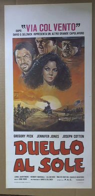 Locandina Duello Al Sole Gregory Peck Jennifer Jones