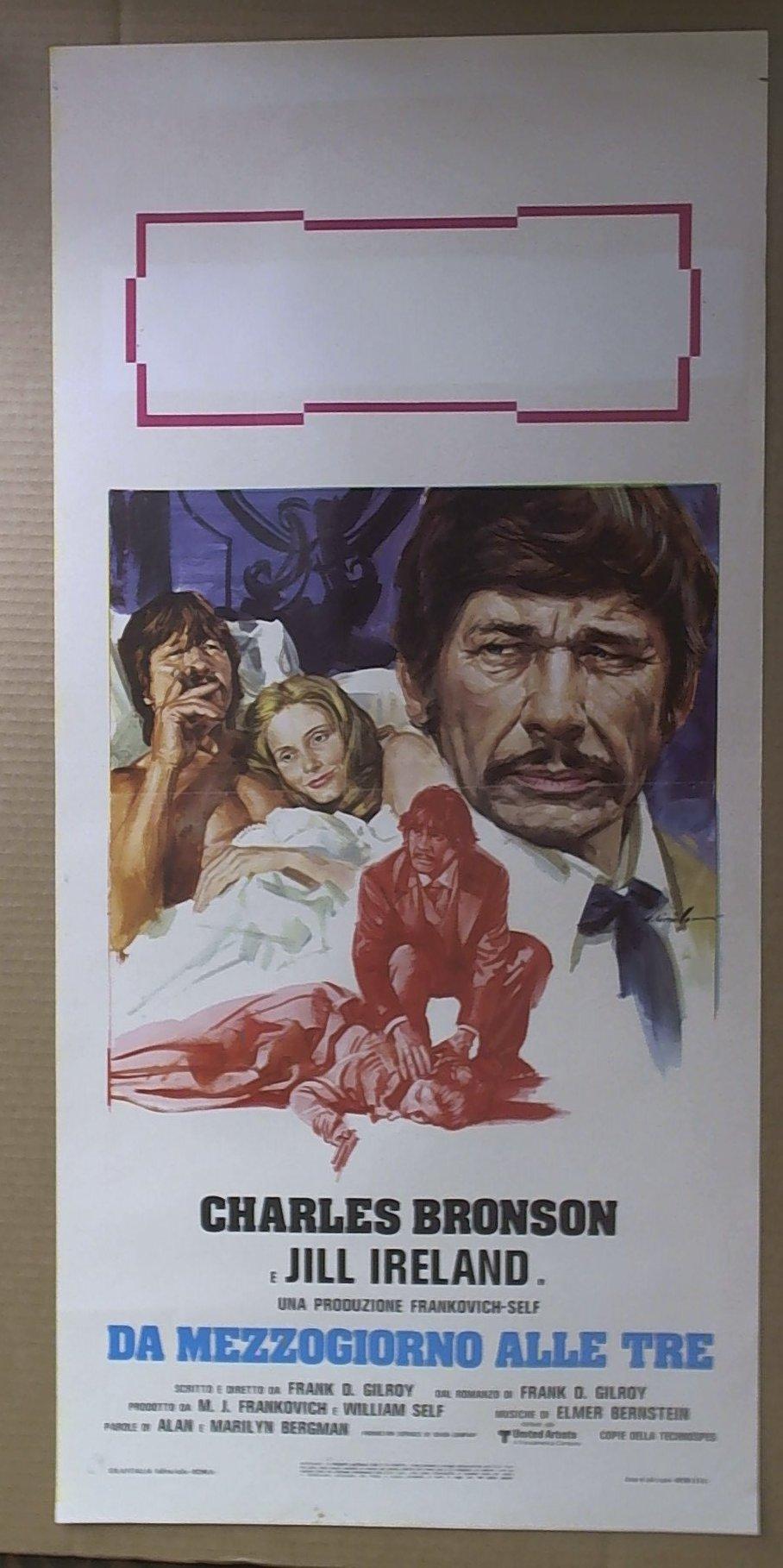 Locandina Da Mezzogiorno Alle Tre Charles Bronson  1976