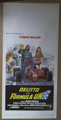 Locandina Delitto In Formula Uno Tomas Milian